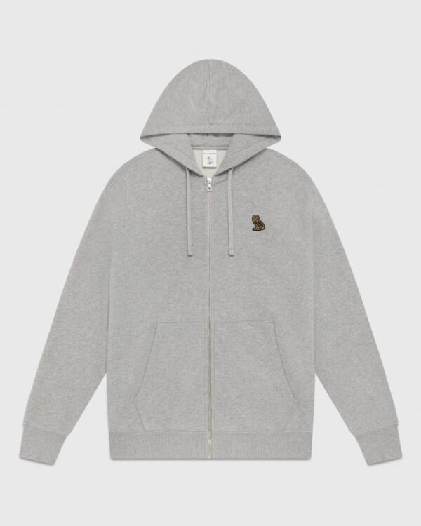 CLASSIC FULL-ZIP HOODIE GREY