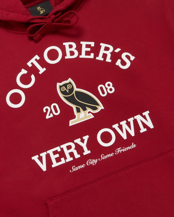 COLLEGIATE HOODIE RED