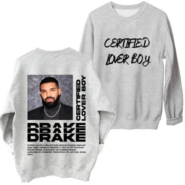 Certified Lover Boy Drake O-Neck Long Sleeve