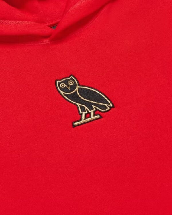 Classic Owl Hoodie Red