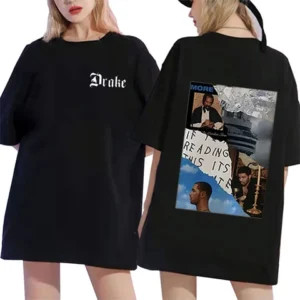 Drake Music Album Cover Graphic Cotton T-shirt