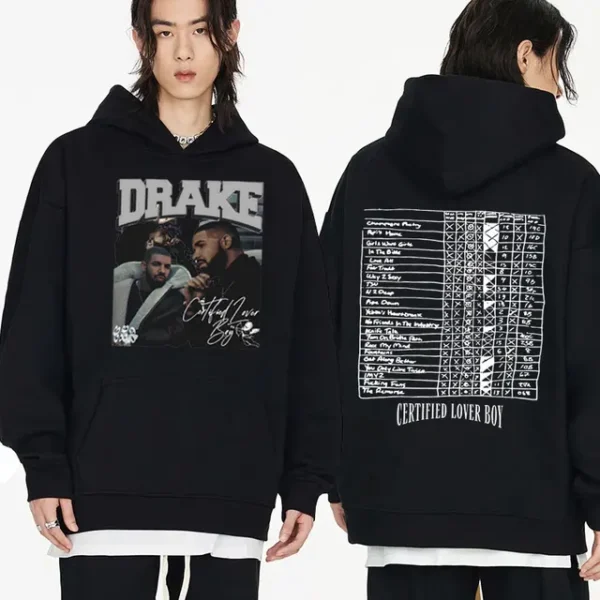 Drake Oversized Hooded Streetwear Sweatshirt