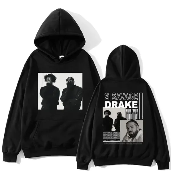 Drake Print Music Album Her Loss Long Sleeve Hoodie