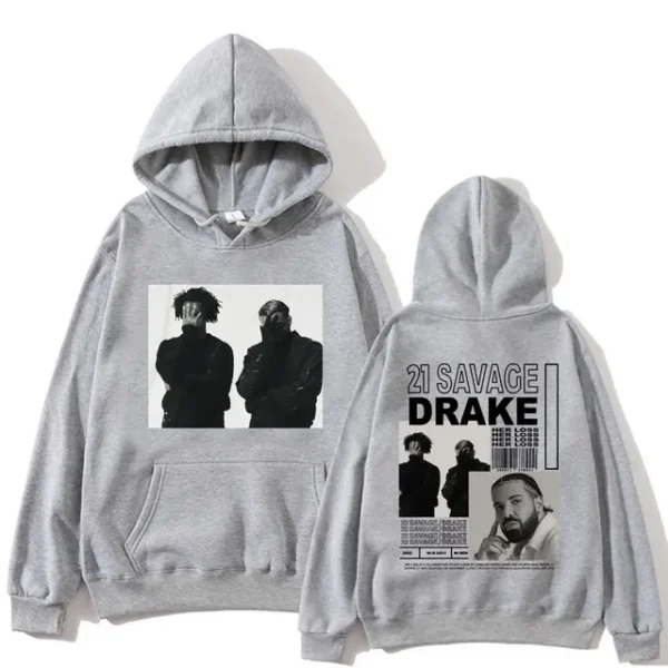 Drake Print Music Album Her Loss Long Sleeve Hoodie