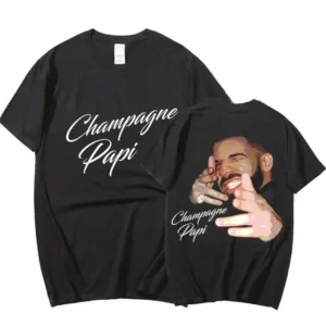 Drake Print Vintage Graphic T-Shirt