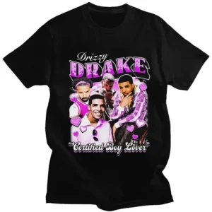 Drizzy Drake Print Cotton T-Shirt