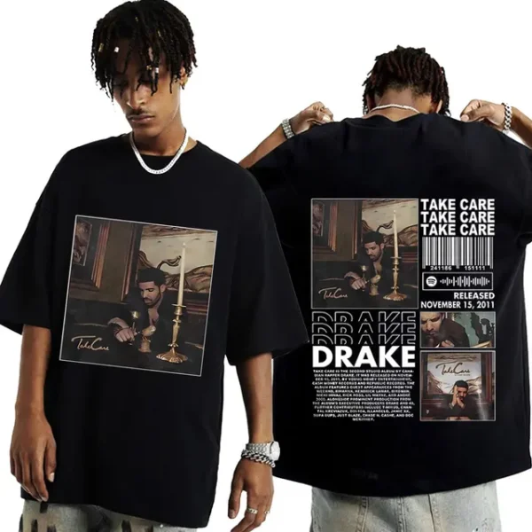 Drake Take Care Album Print T-Shirt