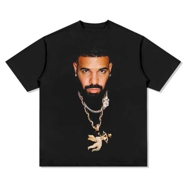 Vintage Rapper Drake Printed Casual Oversized Graphic T-shirt